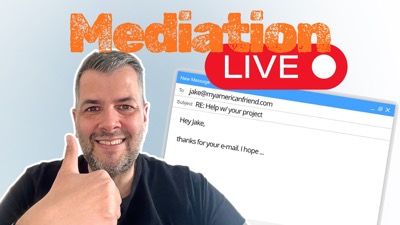 Vorschaubild: Mediation live: Aufgabe & Lösungsnotizen