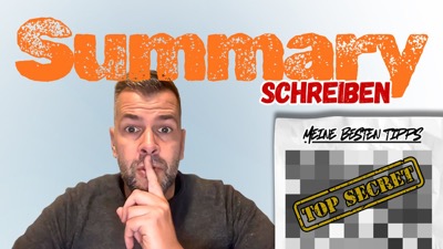 Vorschaubild: Summary schreiben: Reporting Verbs & Formulierungshilfen