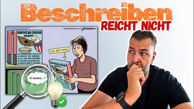 Vorschaubild: Cartoon-Analyse: Aufbau, Stilmittel und Formulierungen